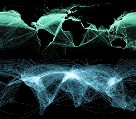 Shipping routes