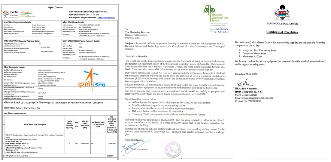 Work Orders and Success Letters